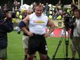 Former World’s Strongest Man looking super-lean as a cage fighter