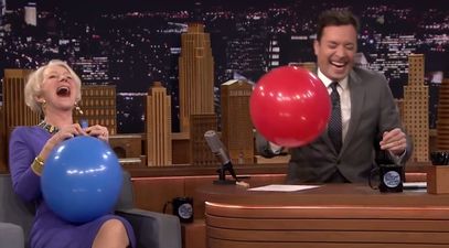 Video: Helen Mirren on helium is as funny as it sounds