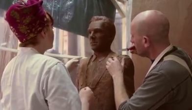 Video: A life-size model of Benedict Cumberbatch made entirely of chocolate