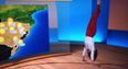 Brazilian TV presenter quits her job…then nails a handstand in the studio