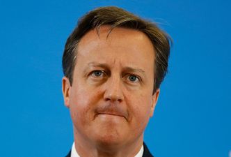 Pic: David Cameron celebrates election win with awkward photo