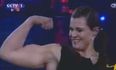 Video: Incredible footage of World’s Strongest Woman rolling up metal frying pans