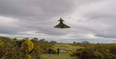 Amazing footage of two low flying Typhoons returning to British soil