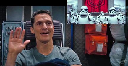 Matthew McConaughey reacting to the Star Wars teaser is hilarious