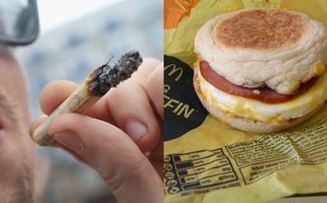 McDonald’s tests its all-day breakfast on international cannabis day