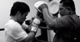 Video: Manny Pacquiao proves his steely inner strength in training