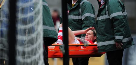 Arsenal Ladies footballer posts picture of nasty looking injury