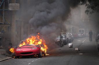 Video: Woman sets fire to petrol pump after being denied a cigarette