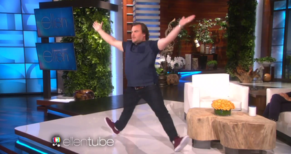 Jack Black busts some serious disco moves on Ellen Show