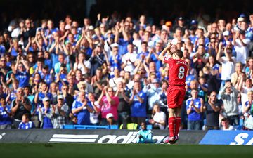 Gerrard thanks Chelsea fans for ‘turning up for once’…