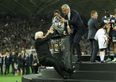 Australian FA Chairman falls off stage during trophy presentation