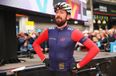 Video: Watch Bradley Wiggins speed past another cyclist in Yorkshire road race