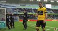 Video: Norwegian footballer embarrasses himself after red card