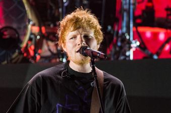 Ed Sheeran is happy with his waxy trouser bulge