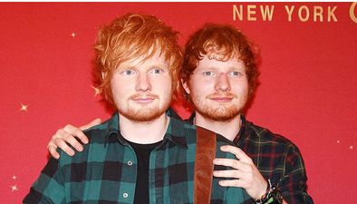 Ed Sheeran is happy with his waxy trouser bulge