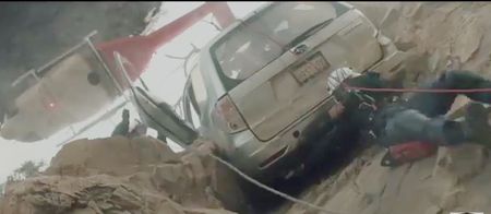 Video: The Rock jumps 150ft from a helicopter in impressive San Andreas movie stunt