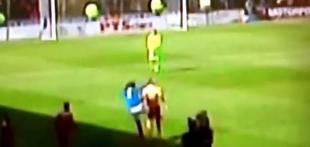 Video: Rangers player lashes out at opponent in play-off defeat