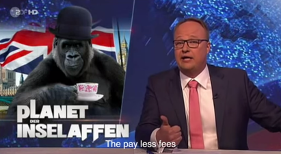 Video: German version of the Daily Show pokes fun at the British