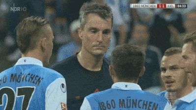 Gif: This badass German referee’s menacing stare is freaking Reddit out…