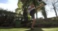 Video: This talented guy is the king of the football wheelie bin shot