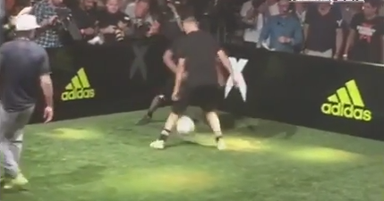 You sure he’s a goalkeeper? Zinedine Zidane’s son nutmegs Man United’s Ander Herrera