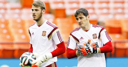 David de Gea and Iker Casillas turn blanking each other into an art form