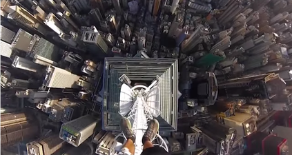 Skyscraper daredevil records vertigo-inducing selfie footage