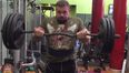 Russian monster bicep curls a terrifying 132kg bar for reps (Video)