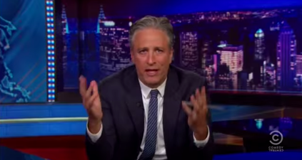 Jon Stewart goes off script to deliver the most eloquent Charleston lament