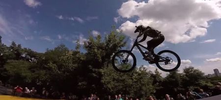 Neo Nazi thugs ruin this awesome downhill biking run in Slovakia (Video)