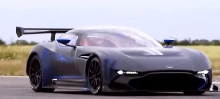 The acceleration of Aston Martin’s 200mph Vulcan supercar stuns BBC reporter (Video)