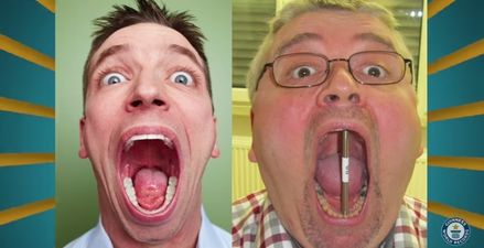 German bloke wins the record for the world’s biggest mouth gape