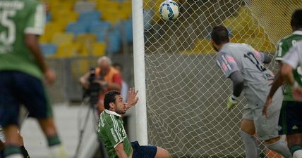 Brazil striker Fred misses an absolute sitter (video)