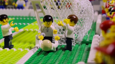 Gazza’s career highlights given the LEGO treatment