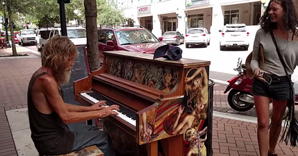 Video of homeless man playing piano beautifully goes viral