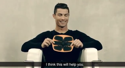 Cristiano Ronaldo takes weird ad campaigns to the next level (Video)