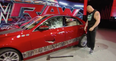 Video: Wrestler Brock Lesnar (accidentally) threw a car door at a fan