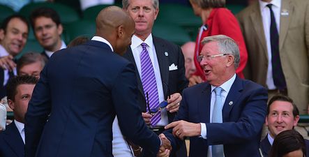 Sir Alex Ferguson and Thierry Henry together at Wimbledon provides us with a trip down memory lane