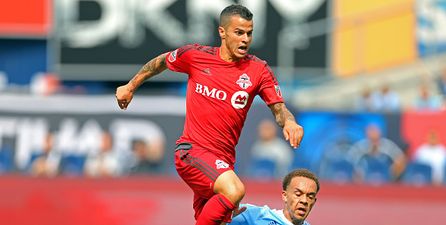 MLS star Giovinco scores nine-minute hat-trick in front of watching Lampard (Video)