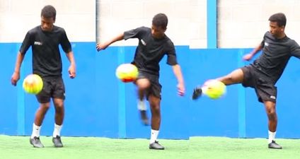 Manchester United’s 14-year-old starlet Angel Gomes shows off mesmerising dribbling skills (Video)