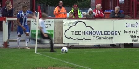 Cheeky young fan steals corner kick off the foot of Wigan Athletic’s James Tavernier (Video)