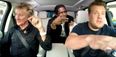 Hilarious video of Rod Stewart, James Corden and A$AP Rocky singing karaoke in a car