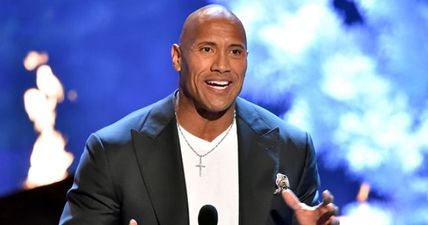 This is what The Rock looked like when he lived on fried chicken