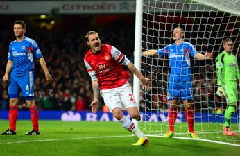 Arsenal fans mock Nicklas Bendtner on Emirates Stadium return