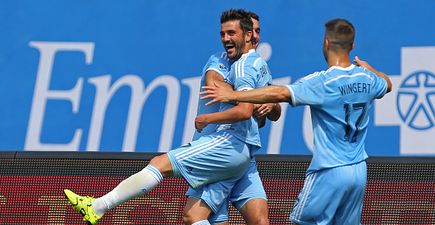 David Villa shows his class on Andrea Pirlo’s MLS debut