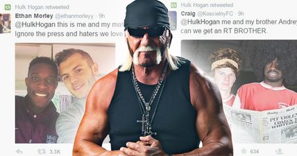 Hulk Hogan is brilliantly trolled by bored football fans (pics)