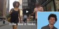 Guys react to footage of their girlfriends being hassled by men in the street (Video)