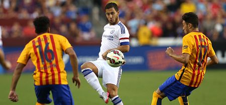 Eden Hazard takes on entire Barcelona defence with this stunning solo goal (Video)