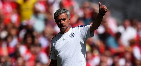 Jose Mourinho throws away loser’s medal after Community Shield defeat