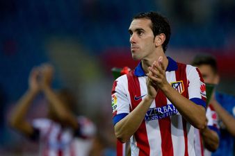 Manchester City make big offer for Atletico defender Diego Godin